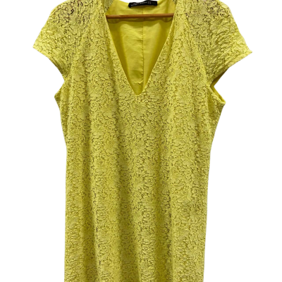 Zara Women yellow dress, Size XL