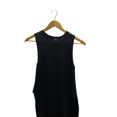 Cue Womens Sleeveless Top Black  Size 10