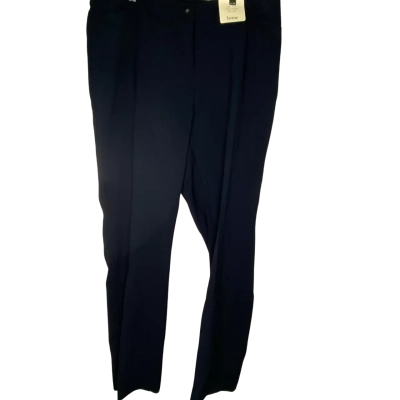 beme Womens  Size 18 Straight Leg Pants Navy Blue 