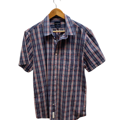 Sportscraft Mens  Size L Navy Check Shirt
