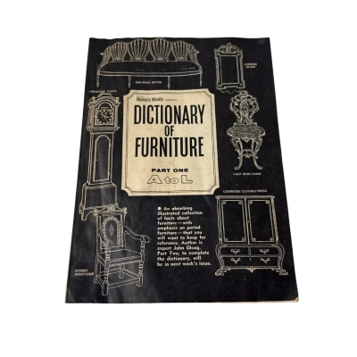 Woman’s weekly dictionary of furniture A-L part one