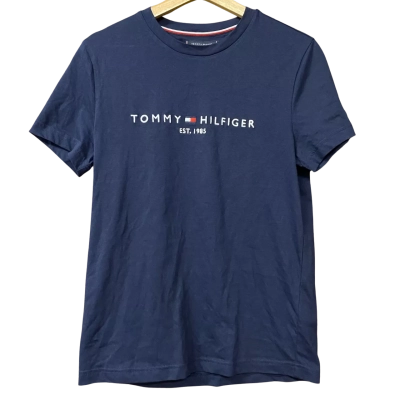 BNWT Tommy Hilfiger Mens Size S Navy Blue Logo T-shirt  