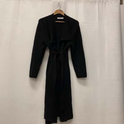 Haven  Womens  Size L / M Longline Cardigan Black  