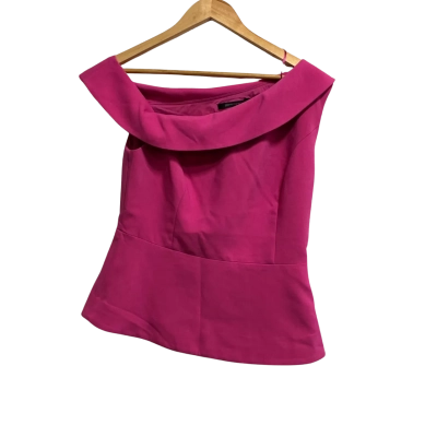 Portmans Women’s Size 12 Pink Off-the-Shoulder Sleeveless Top
