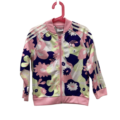Adidas Girls Jacket Floral / Pattern Size AU 5-6Y