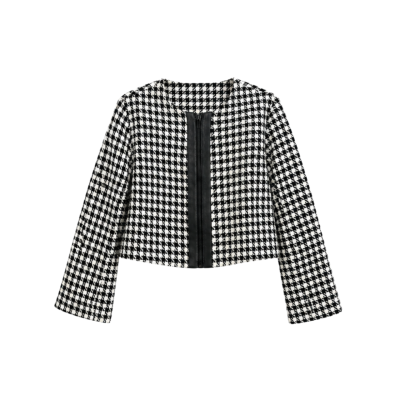 Veronika Maine Womens Size 10 Black & White Jacket