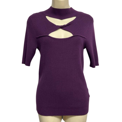 Portmans Size XS Purple Knit Top