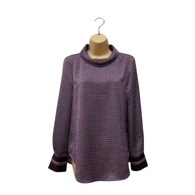 Country Road Womens  Size 8 Long Sleeve Top Purple 