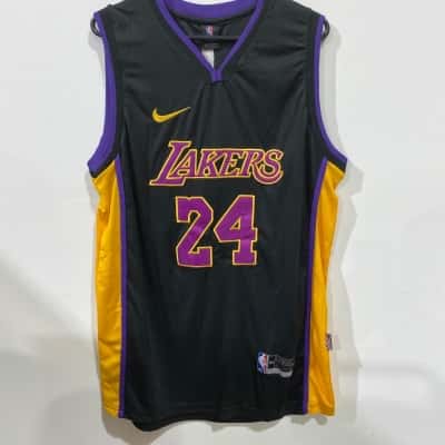 NBA Authentics Mens Lakers Jersey  Size XXXL Black  