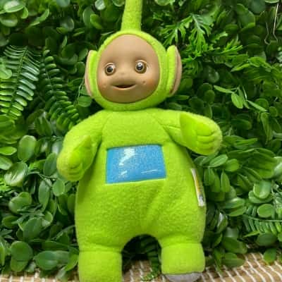 Vintage Teletubbies 1998 Playskool Green Plush Toy