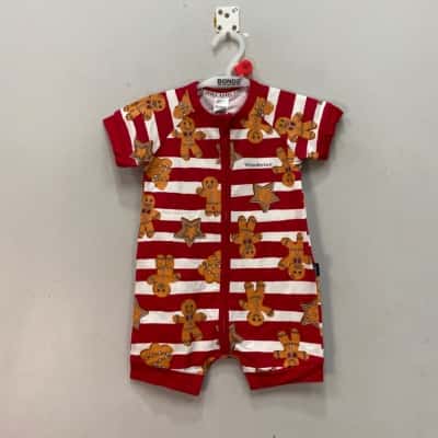 Xmas Bonds Wondersuit. Size 1 (12-18 months)