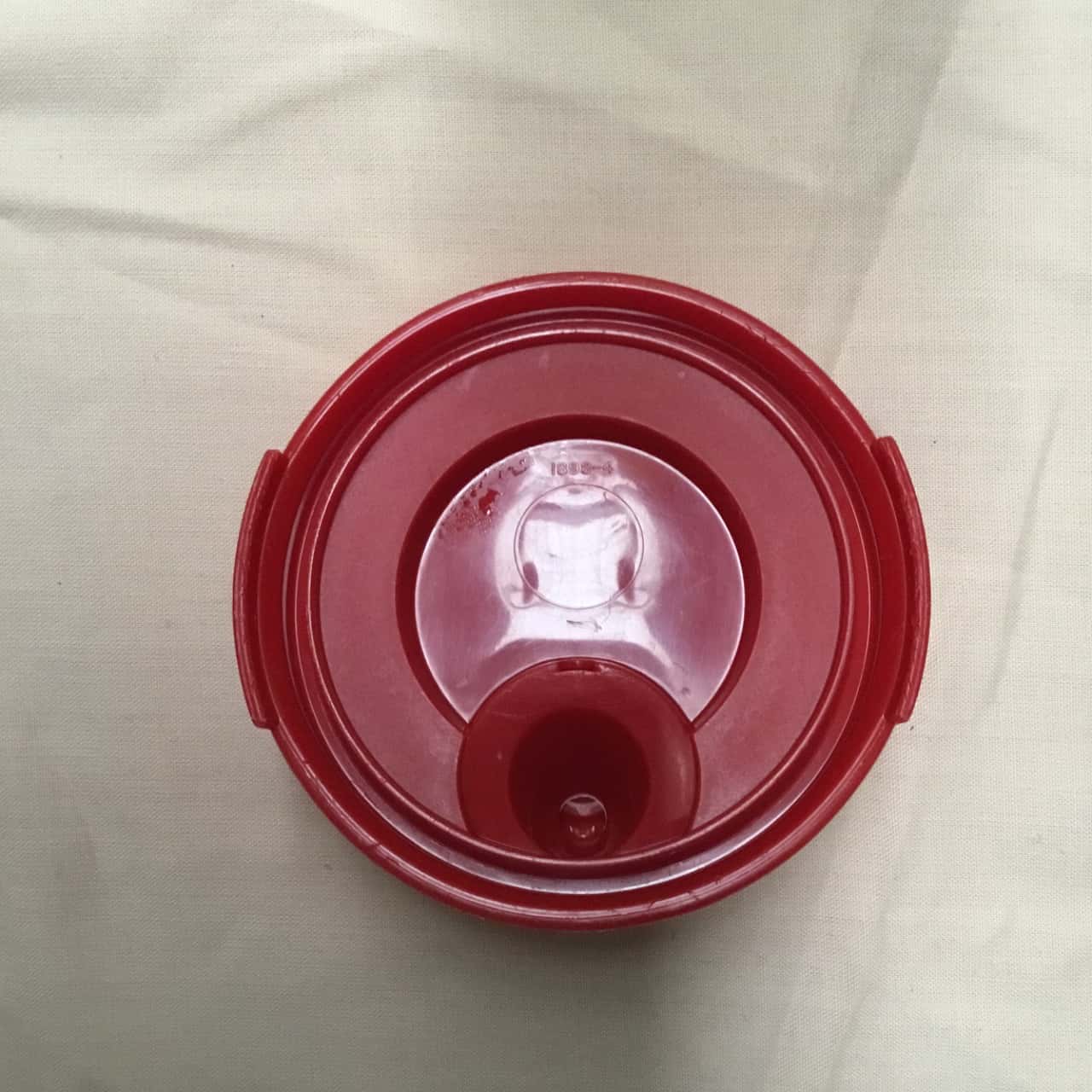 Vintage Tupperware Oil Dispenser With Red Lid Perfect Condition