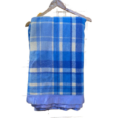 Blue DB woollen blanket
