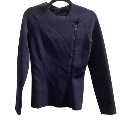 Saba Skye Milano Jacket Womens  Size S Navy Blue 