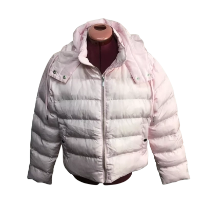 Review Womens  Size 12 Pink "Pia" Puffer Jacket 