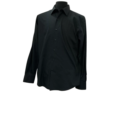 Van Heusen Mens  Size 43 Business Shirt Black  