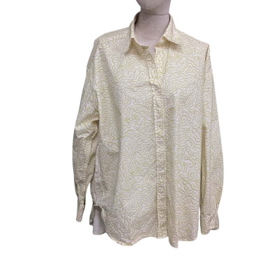 Venroy  Size L Long Sleeve Shirt Lime Green 
