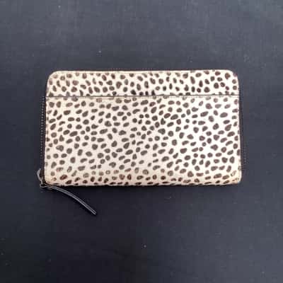Status Anxiety Womens Clutch Animal print -fur hide 