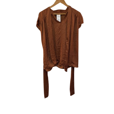 BNWT Oxford Womens  Size 12 Blouse Brown 