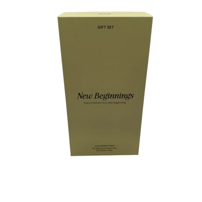 Dusk Lemon Balm & Basil Soy Blend Scented Candle 200g w/ Reed Diffuser 100ml CUBES