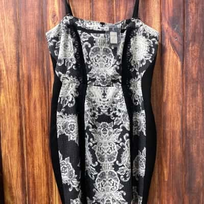 City Chic  Size XL Black  / White dress new 