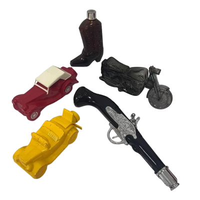 Group 5 vintage Avon perfume decanters