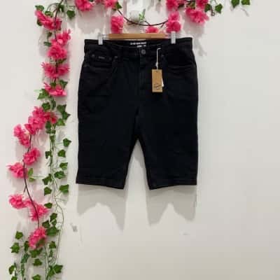 The 1964 Denim Company Mens  Size 36 Denim Shorts Black  