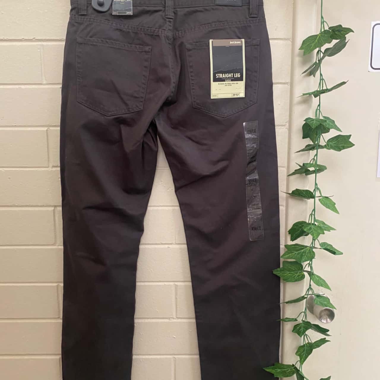 Just Jeans Mens Jeans Size 34 Charcoal