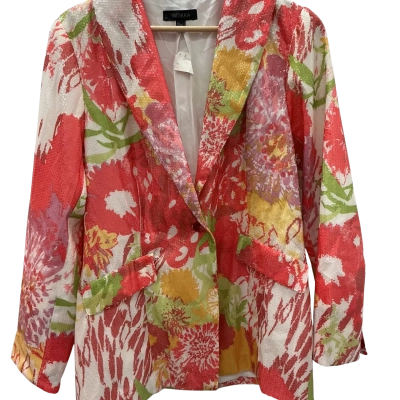  Indikka Blazer / Jacket (NEW) - multicoloured floral sequin - XL
