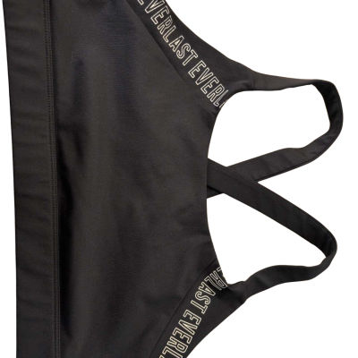 Everlast Womens  Size M Black  Sports Bra 