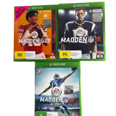 XBOX ONE. Madden NFL 16/18/20