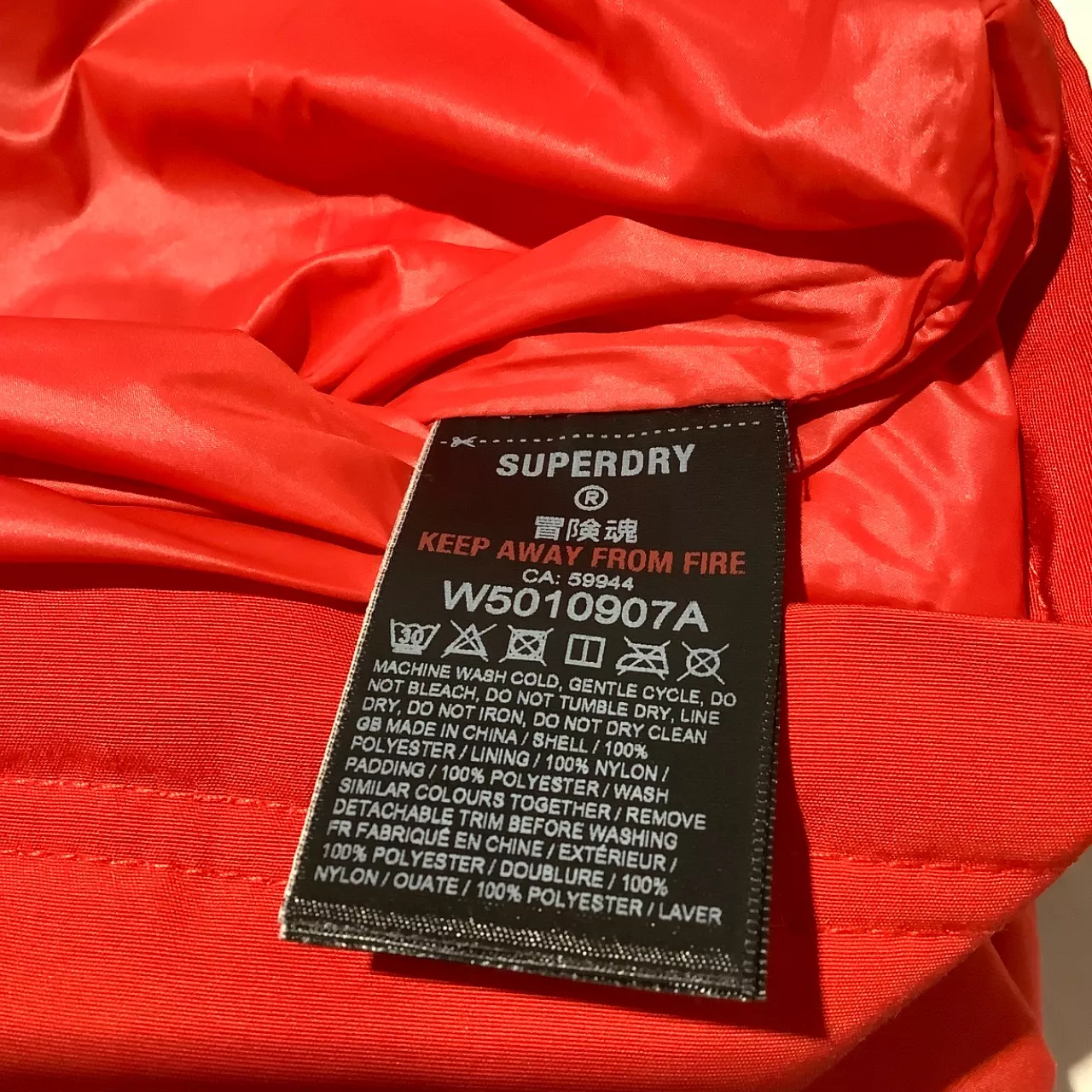 Superdry Everest Explorer Womens Size 36 / 4 / 8 Red Sleeveless Jacket ...