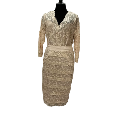 Grace Hill Women's Size L Cocktail Dress / Party Dress Champagne 