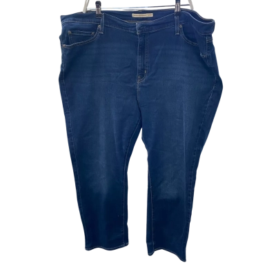 Levi Strauss & Co. Womens  Size 22 High-Waisted Jeans / Straight Leg Jeans Blue 