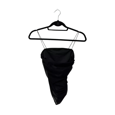 BNWT 8 Birdies Womens Cher Mesh Top Size S Black  