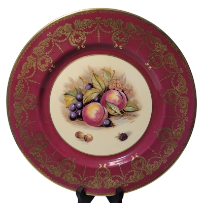 Aynsley Orchard Gold Plate
