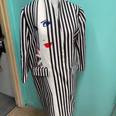  Womens  Anice Hanke Size 12 longline jacket