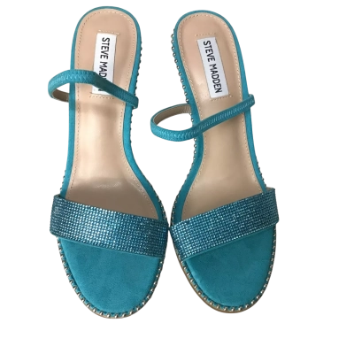 Steve Madden Womens  Size 9/40 Jannis Aqua Heels 