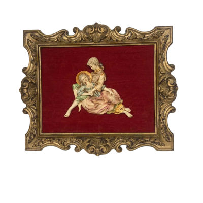 Fontanini Depose Italy Ornate Framed Wall Art