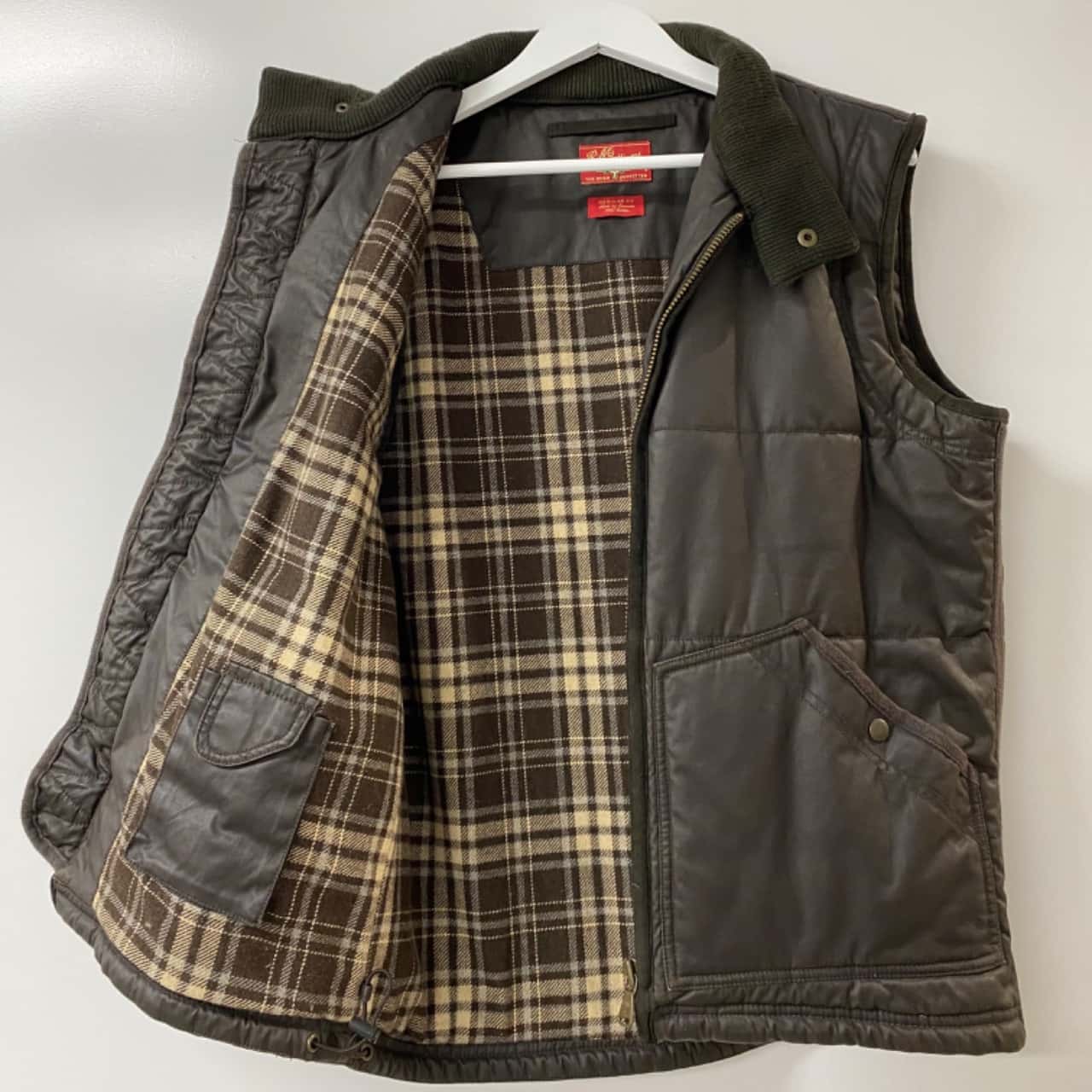 Unisex RM Williams Sleeveless Oilskin Jacket size S