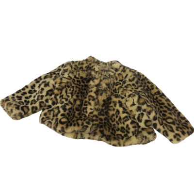 Cotton On Kids  Size 2 Jackets Faux Fur Animal Print / Beige / Black  / Brown 