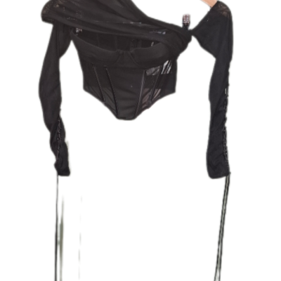 Oh Polly  Womens  Size 4 Party Top Black  