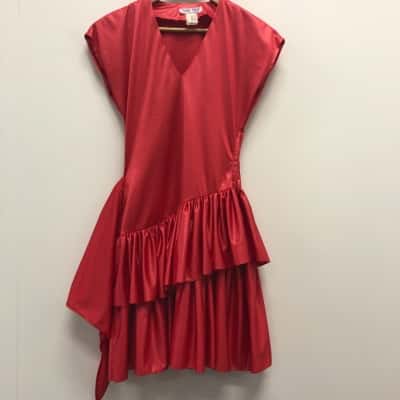Purple Patch Womens  Size 8 Red Dress Vintage