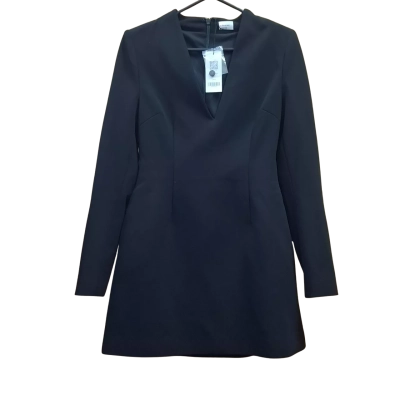 Sheike Womens  Size 10 Jade Mini Dress / Long Sleeve Black  