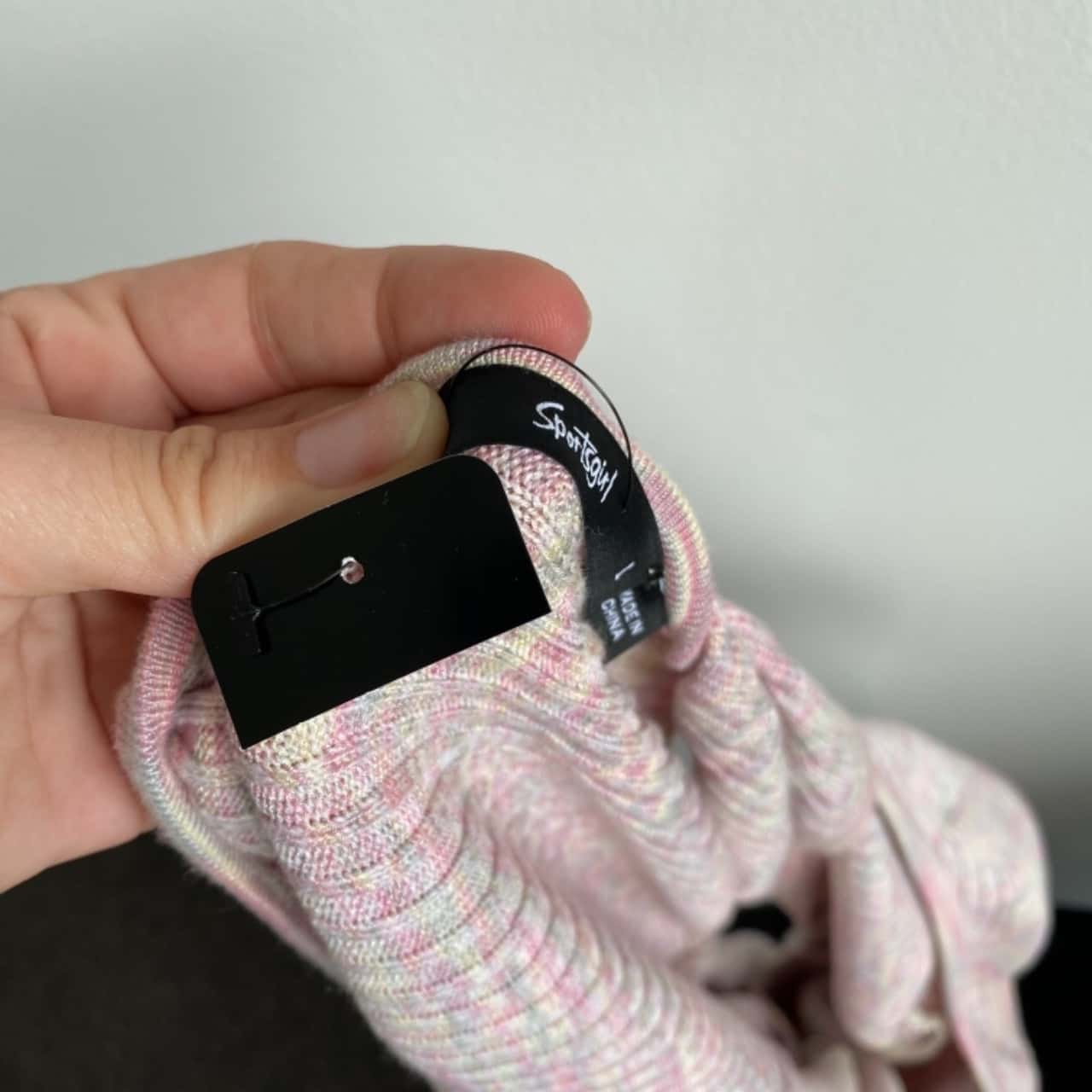 Sportsgirl Knit Bodycon Dress with Twist Back Detail Multicoloured Size 12 / L(s)