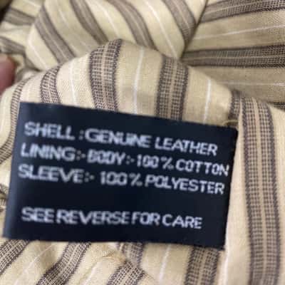Siricco Mens  Size XL Front Zipper Brown 
