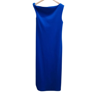 New With Tags COUNTRY ROAD Size L Cotton Blend Twist Detail Rib Dress in Marine ORRP $139.00