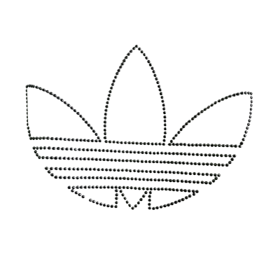 BNWT Adidas Originals Studded Trefoil Tee Mens Size XL Short Sleeve T-shirt Silver / White 