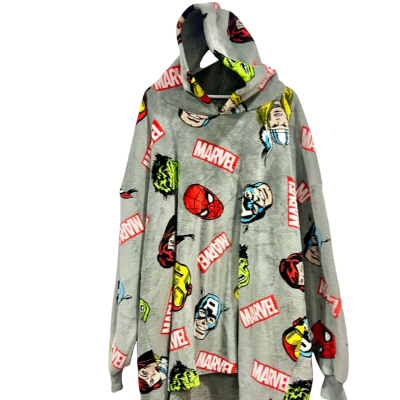 BBNWT Marvel Hoodie Oodie (Like) Free Size 