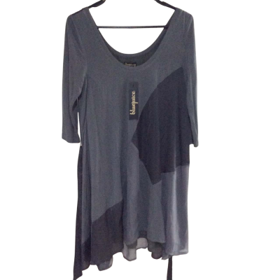  Womens  Size L Casual Dress Grey / Pattern 